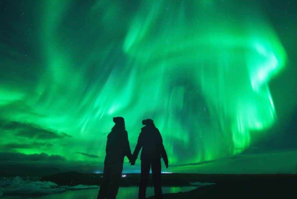 Visite en bus des aurores boréales depuis Reykjavik