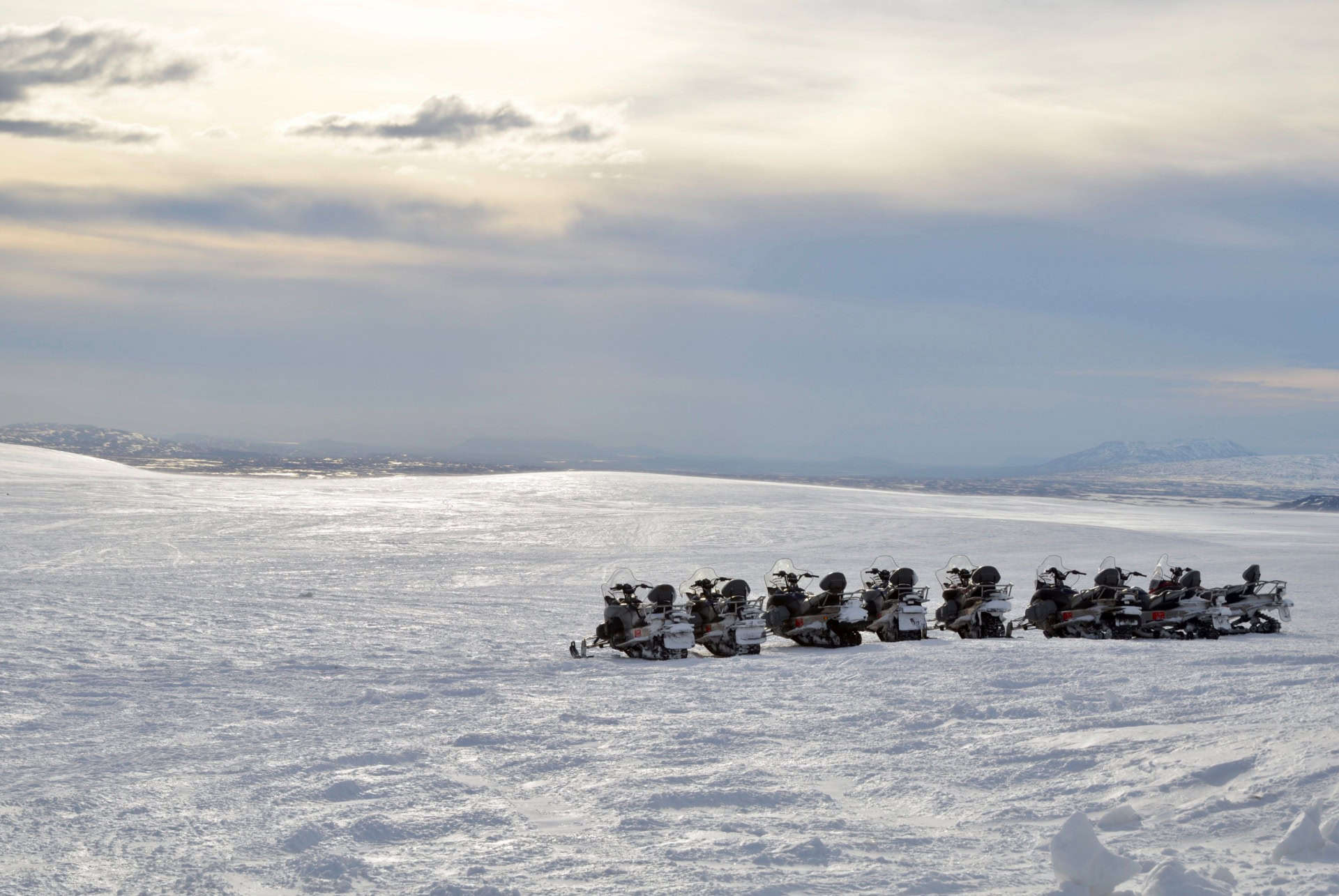 Faire de la motoneige en Islande