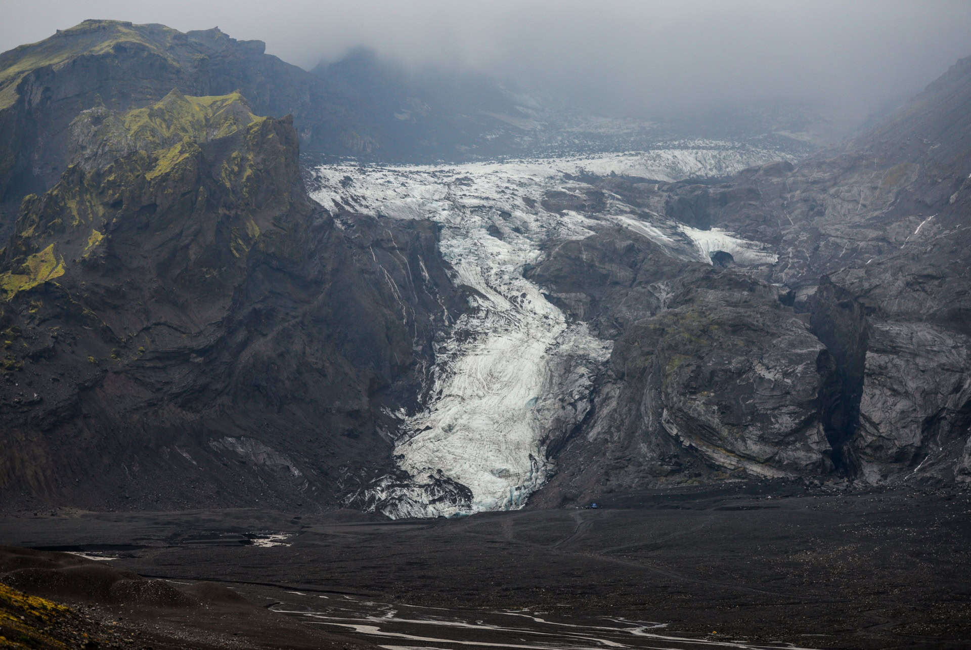 glaciers islande gigjokull