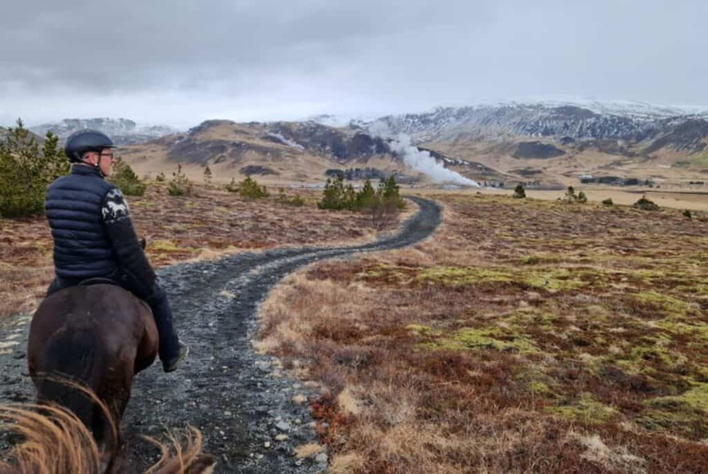 Randonnée à cheval à Reykjdadalur
