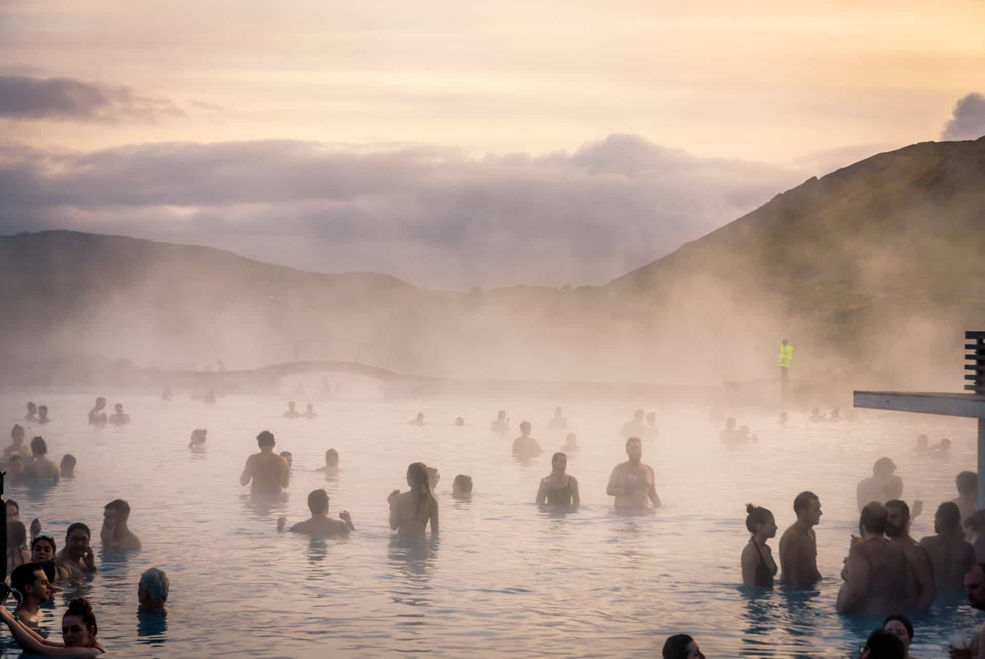 Les sources chaudes en Islande