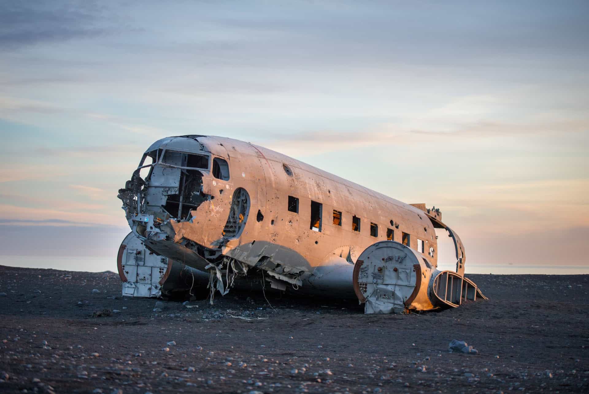L’épave de l’avion DC3