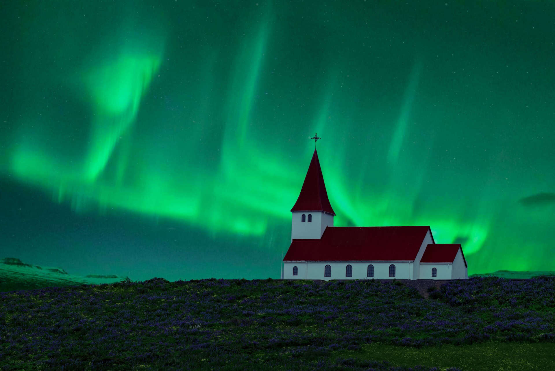 voir des aurores boreales a vik