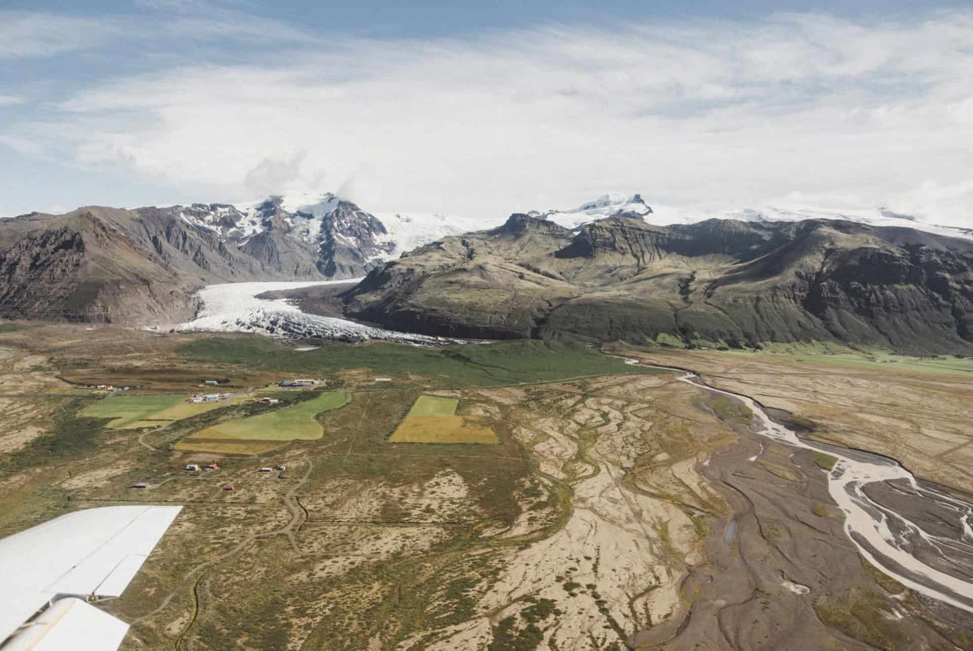 survol reserve naturelle skaftafell
