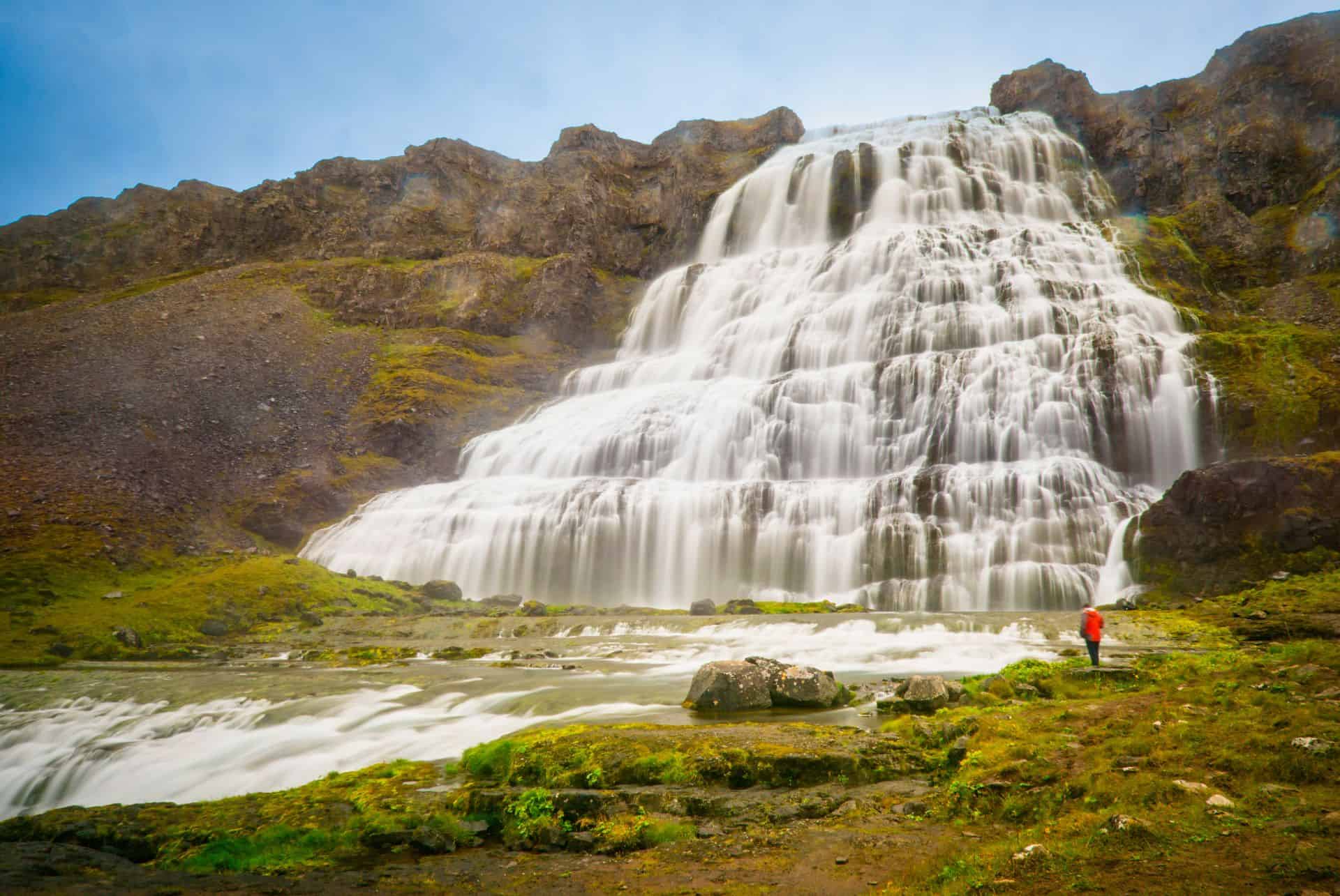 La cascade de Dynjandi
