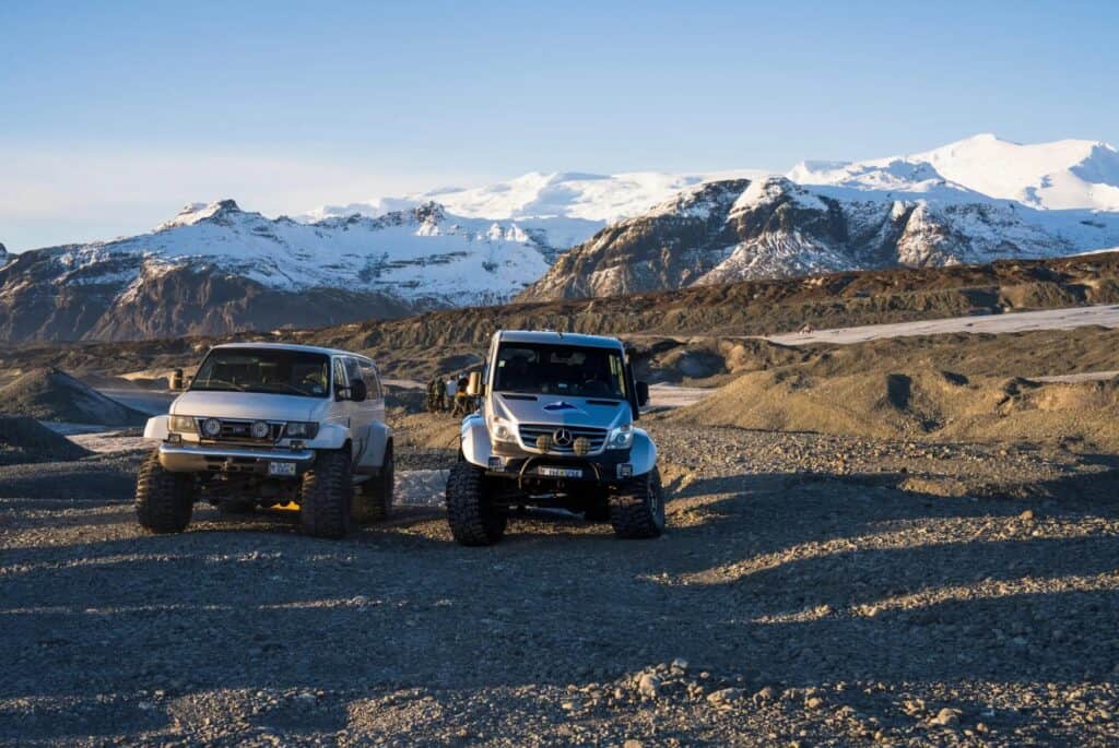 Excursion en Super Jeep à Jökulsárlón