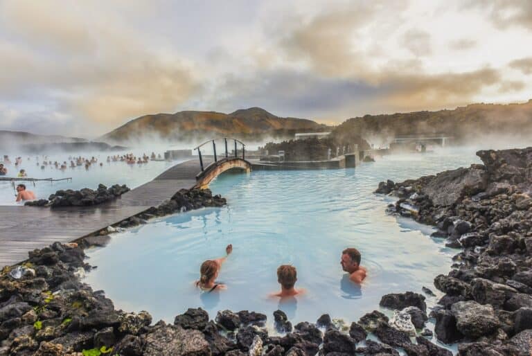 Entrée au Blue Lagoon