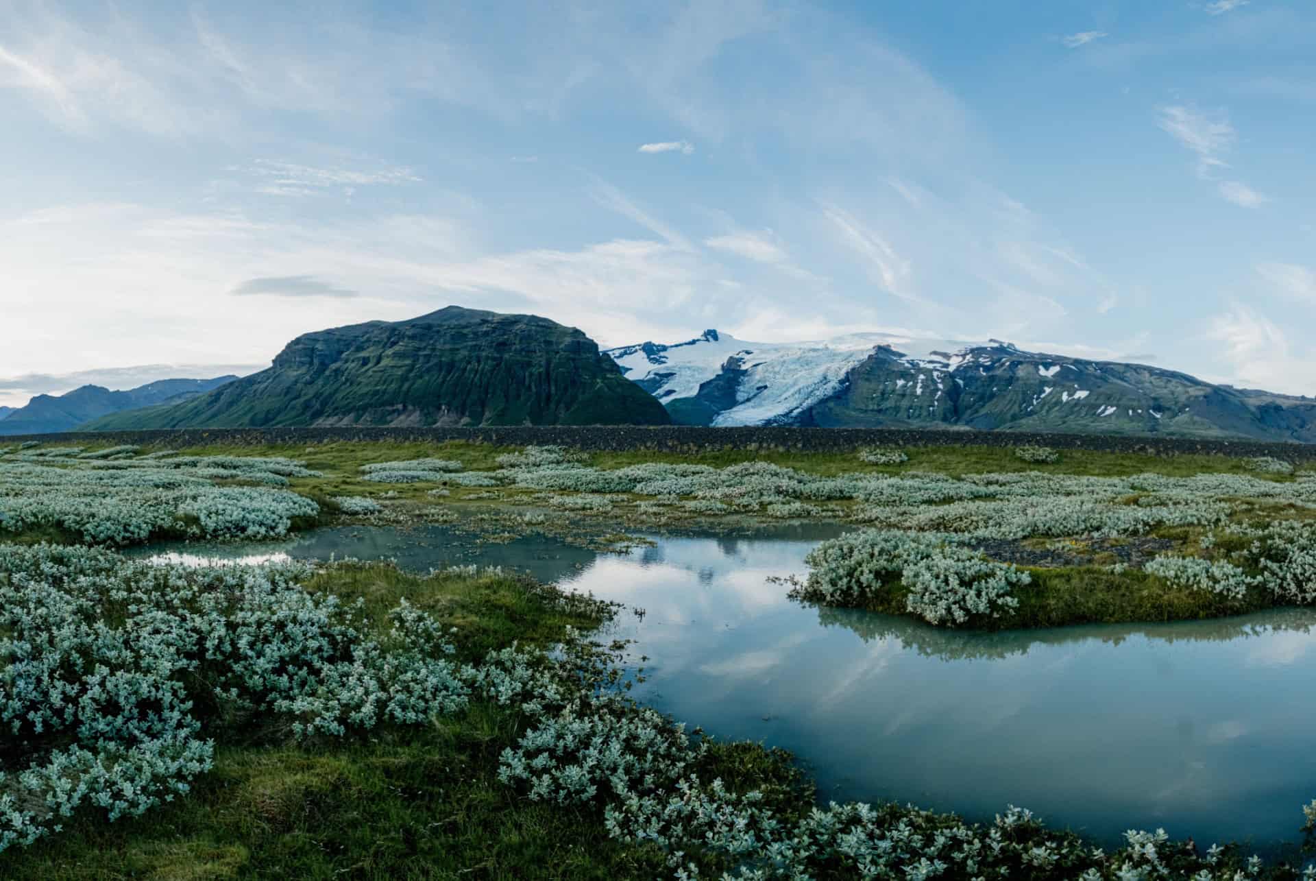glacier falljokull islande