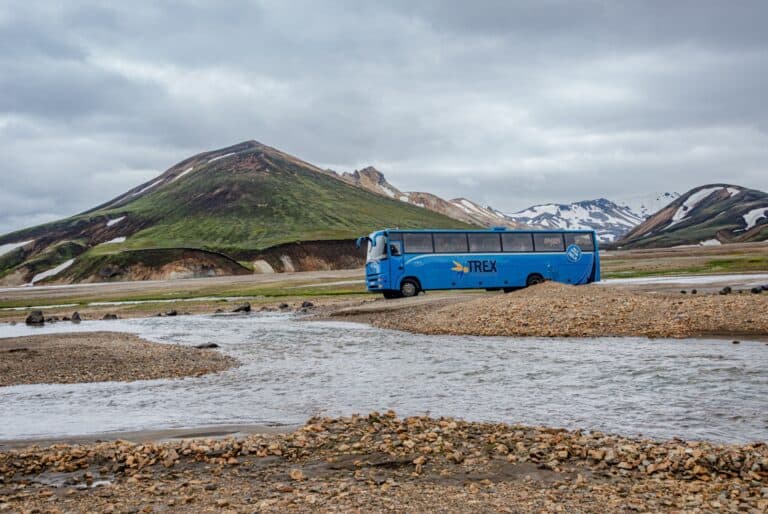 Excursion en bus au Landmannalaugar