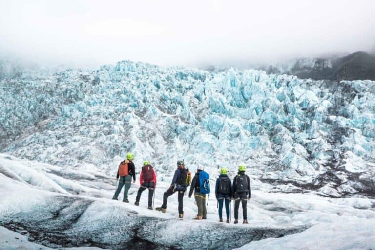 Randonnée sur le glacier Falljokull