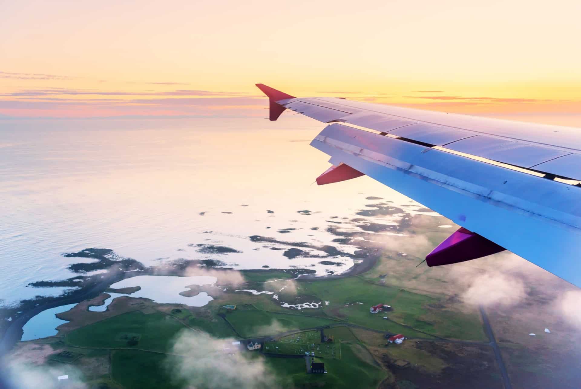 avion islande en ete