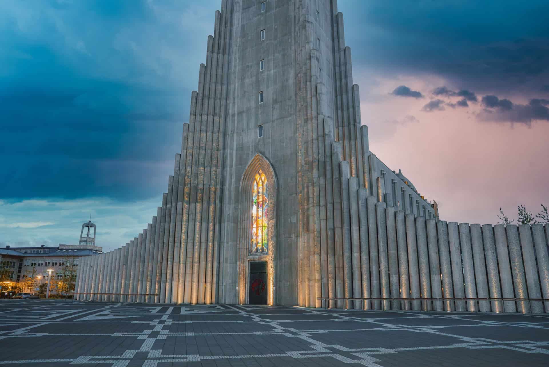 facade hallgrimskirkja facade hallgrimskirkja