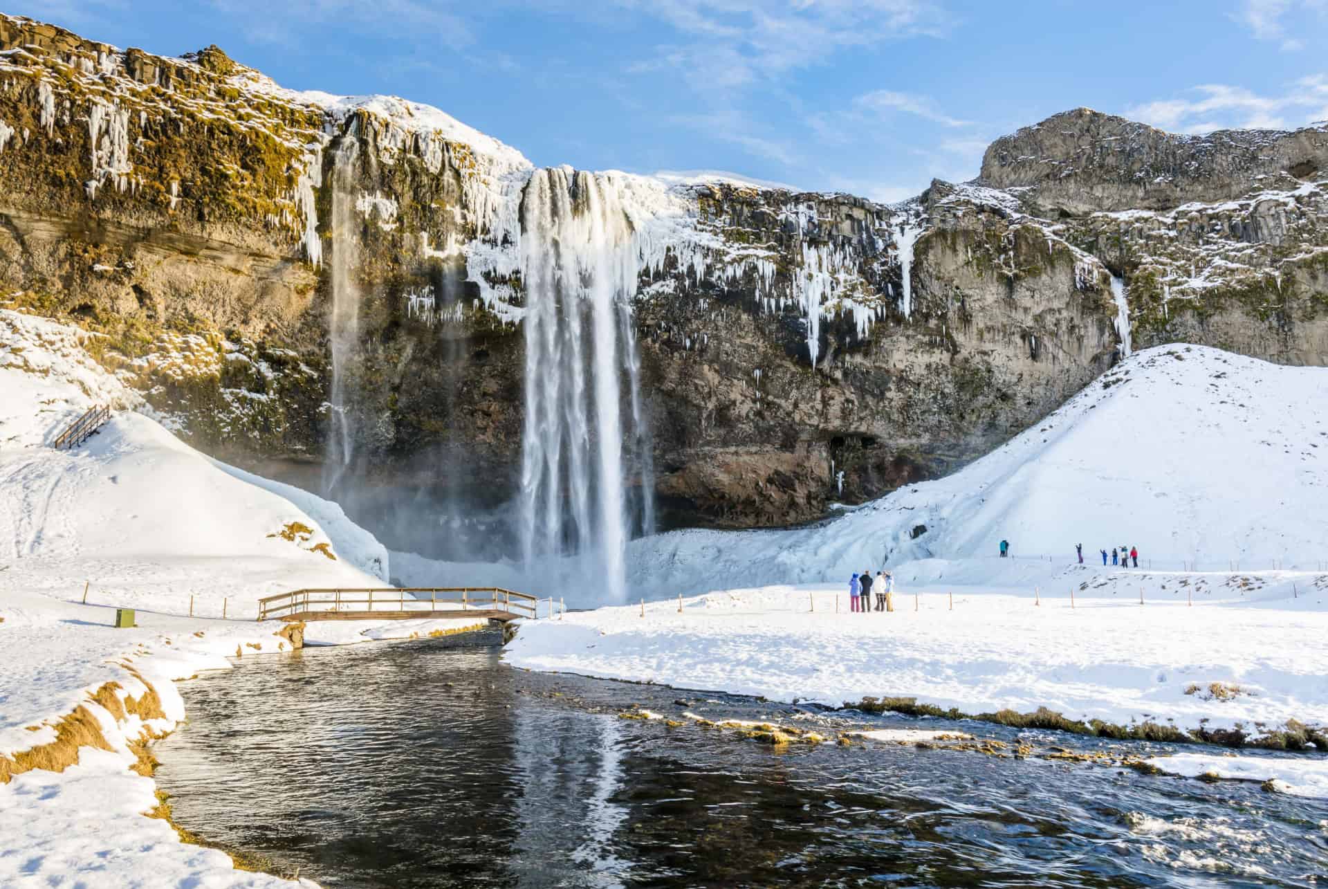 seljalandsfoss islande en decembre