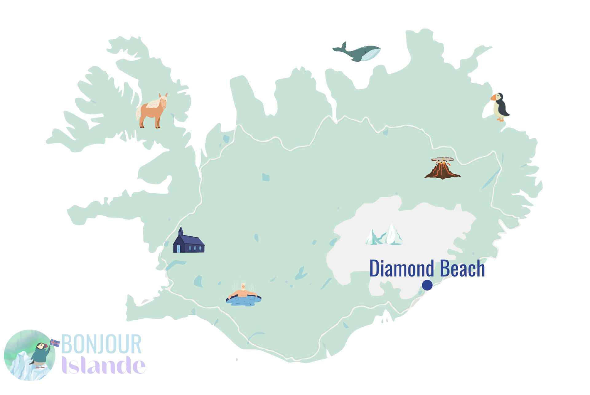 diamond beach map